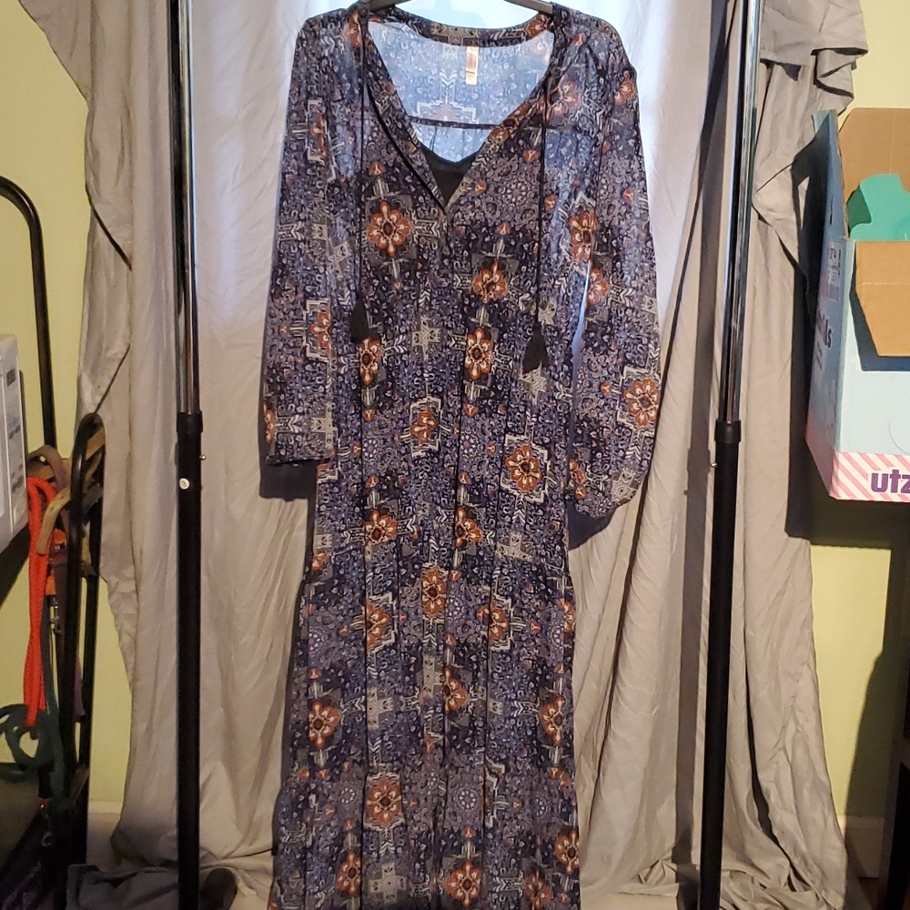 Large long sleeve xhiliration dress